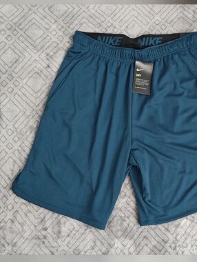 Nike Men’s Dri-Fit Teal Athletic Training Shorts Size Large 890811-304